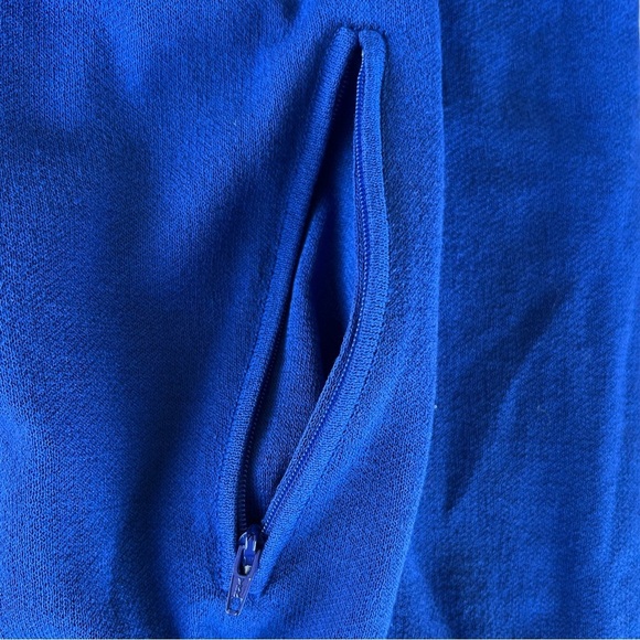 Isabel Marant Etoile Darcy Knit Track Jacket Full Zip Royal Blue White Medium - Picture 11 of 16